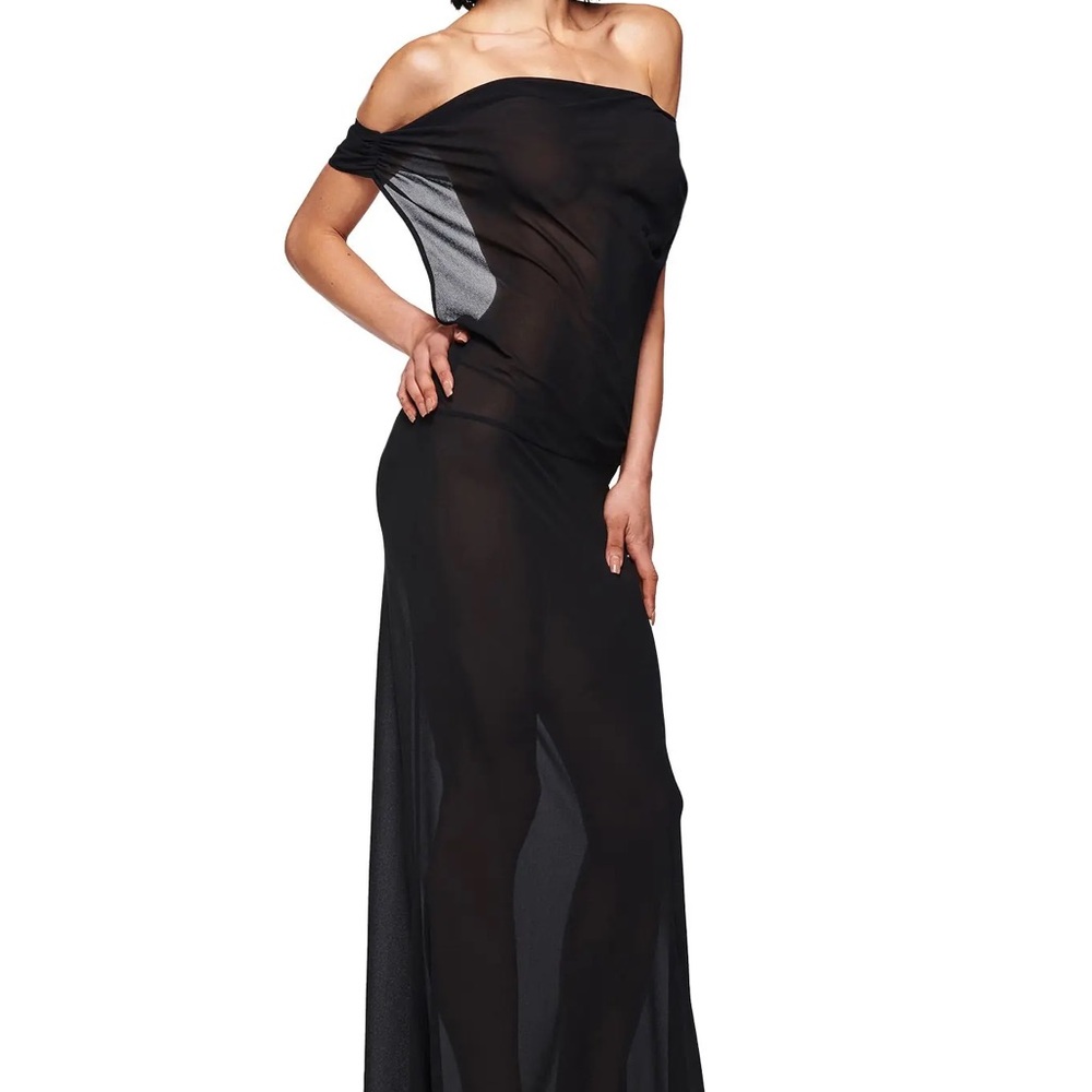 Black sheer Dress